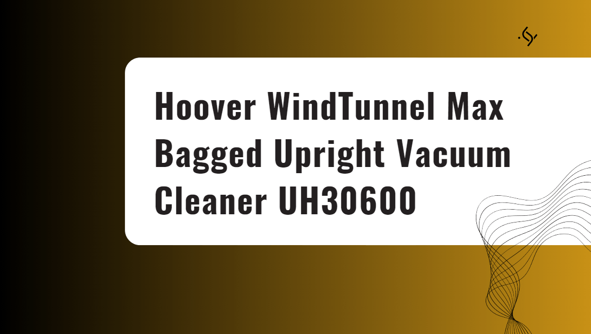 Hoover WindTunnel Max Bagged Upright Vacuum Cleaner UH30600